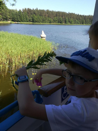 Wojtuś z zegarkiem CALMEAN Child Watch Touch
