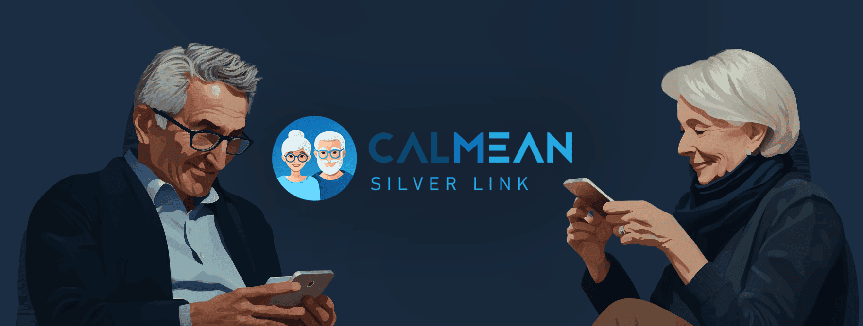 Aplikacja CALMEAN Silver Link na smartfonie
