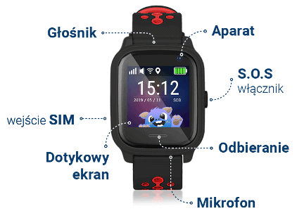 smartwatch dla dziecka Calmean