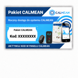 Pakiet 1 rok dla lokalizatorów CALMEAN Pet oraz Pocket