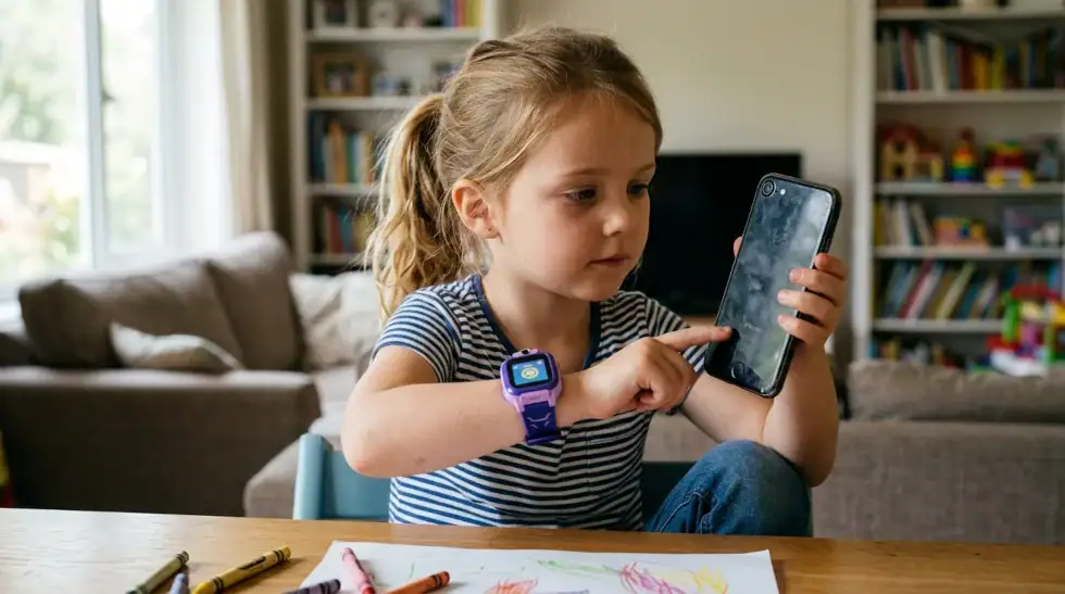 smartwatch i telefon dla dziecka